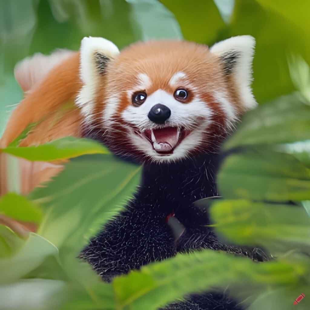 Craiyon Generated Red Panda AI Art