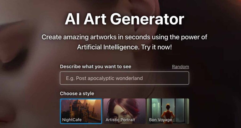 NightCafe AI Art Generator