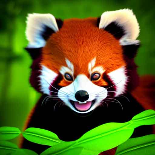 Pollinations AI Generated Red Panda AI Art