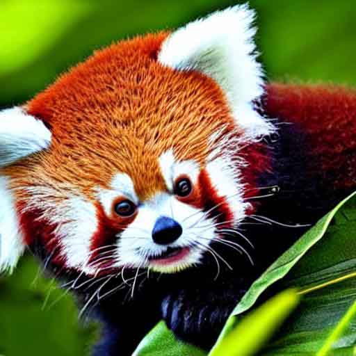 Runway ML Generated Red Panda AI Art